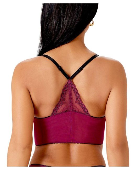 Gossard Red Superboost Lace Deep V Bralet