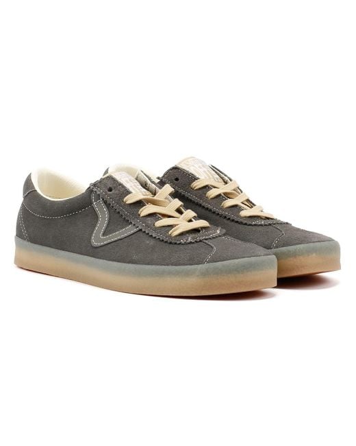Vans Gray Sport Low Crepe Suede Pewter Trainers