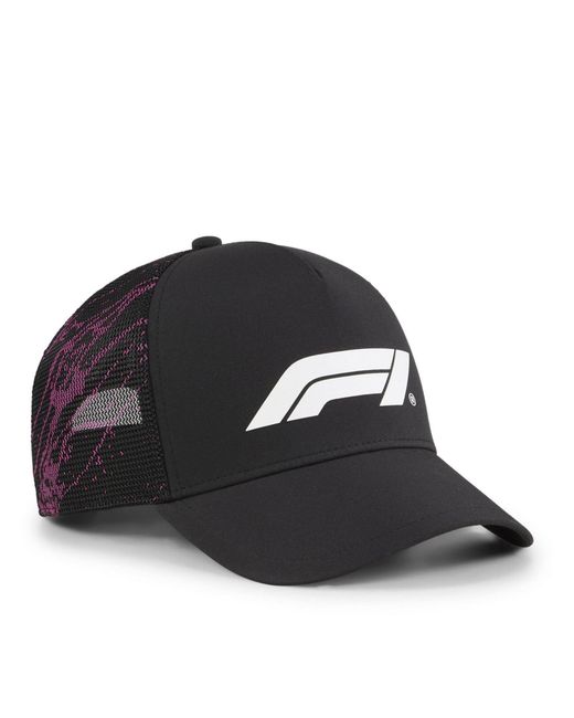 PUMA Black Accessories F1 Color S Trucker Cap for men