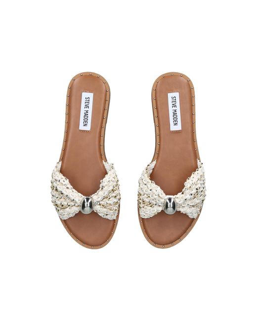 Steve Madden Natural Dipsy Sandals