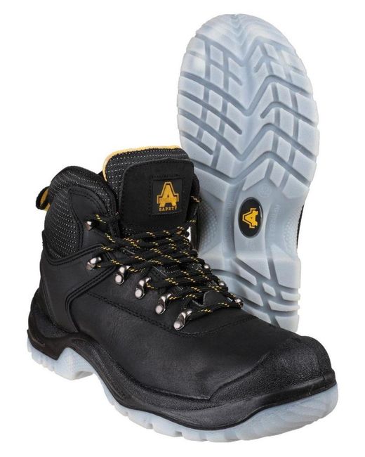 Amblers Safety Black Fs199 Antistatic Lace Up Hiker Boot