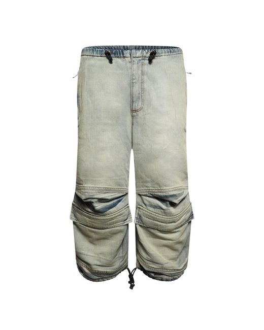 DIESEL Green D Dayetz Denim Shorts for men