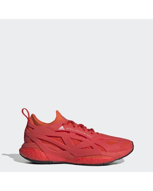 Adidas By Stella McCartney Red Solarglide Running Shoes