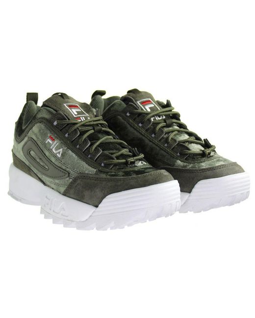Fila Black Disruptor V Low Trainers