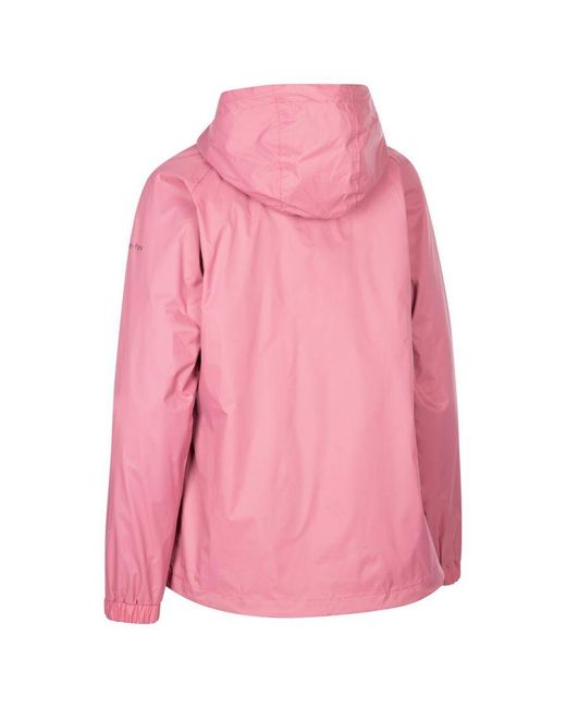 Trespass Pink Ladies Tayah Ii Waterproof Shell Jacket (Rose)