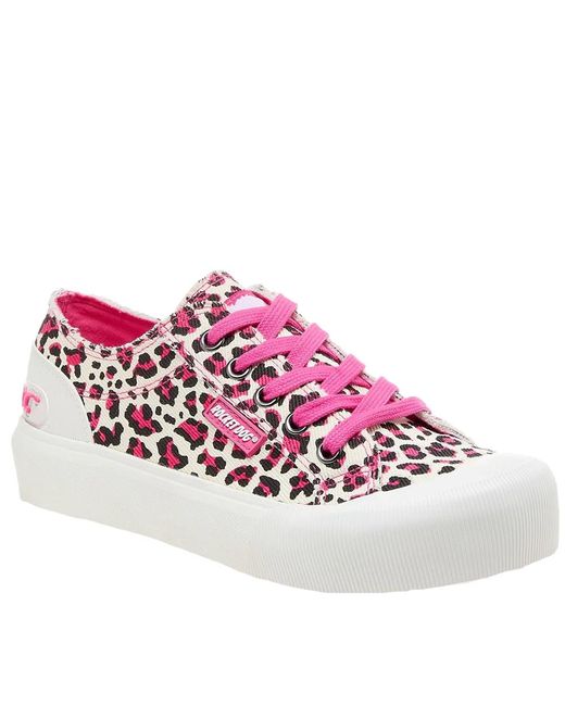 Rocket Dog Pink Ladies Jazzin Plus Monroe Trainers (Hot)