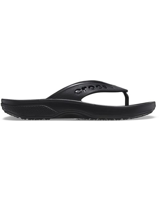 CROCSTM Black Baya Ii Flip Flops With Lacoste Lettering for men