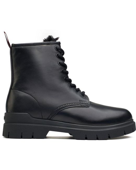 HUGO Black Ryan Boots for men
