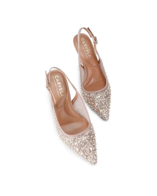 Carvela Kurt Geiger Pink Corletta Sling Court Heels
