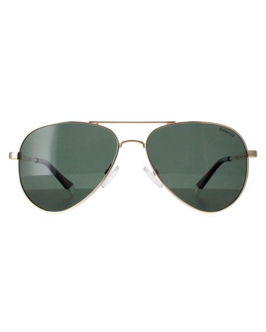 Polaroid Green Aviator Polarized Pld 6012/N/New Metal for men