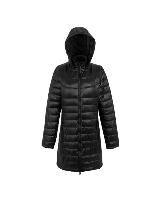 Regatta Black Ladies Andel Iv Quilted Baffled Jacket Material_Polyester