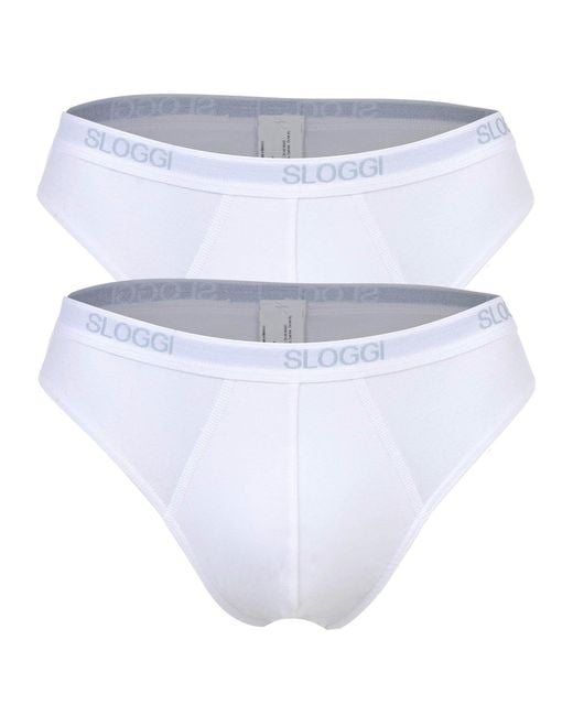 Sloggi White Basic Mini Brief for men