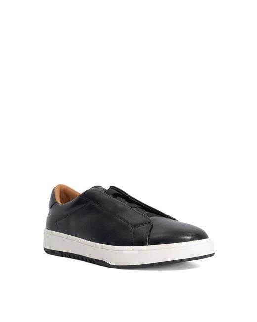 Dune Blue Troys Troys Lace-Less Cupsole Trainers for men