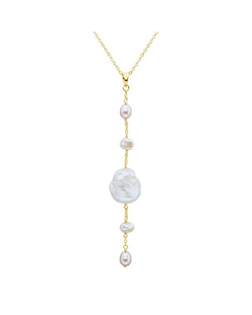 Valero Pearls Metallic Sterling Necklace