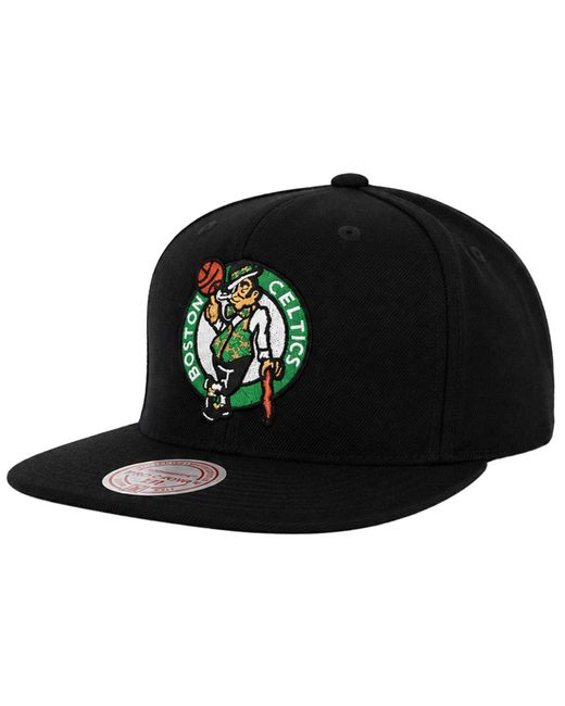 Mitchell & Ness Black Nba Boston Celtics Wool Cap