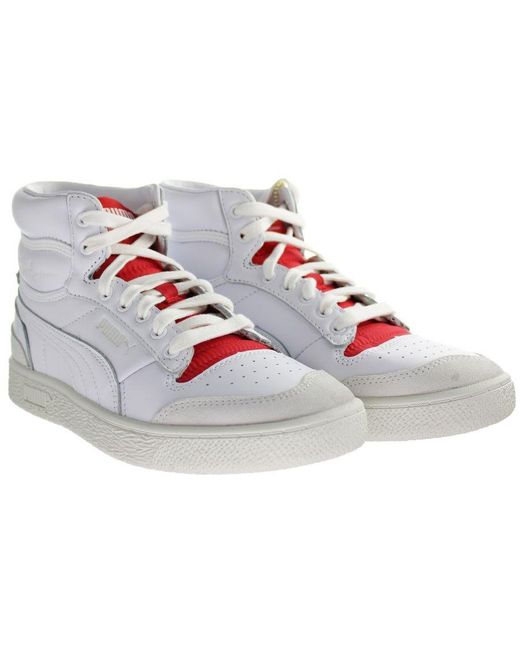 PUMA Gray X Ralph Sampson Mid Rudolf Dasler Legacy Trainers Leather (Archived) for men