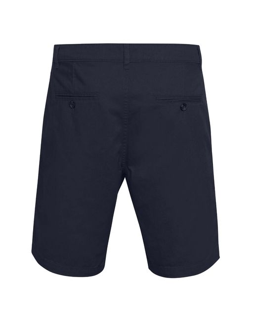 Asquith & Fox Blue Casual Chino Shorts (French) for men
