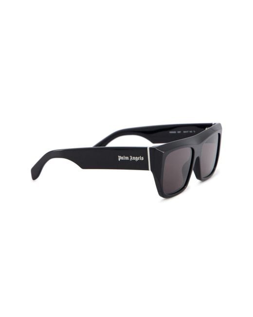 Palm Angels Black Niland Oversize-Frame Sunglasses for men