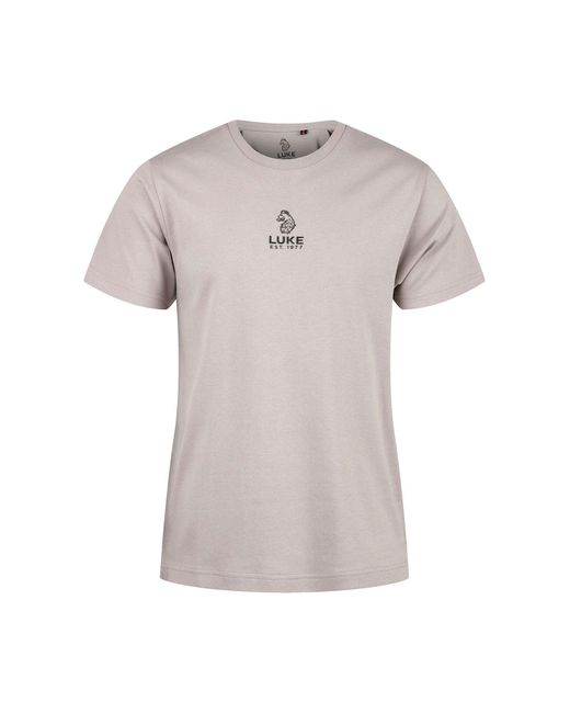 Luke 1977 Gray Center Fold T-Shirt for men