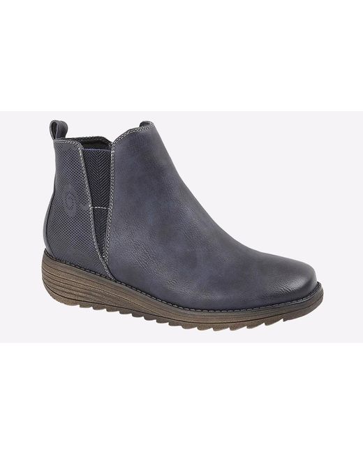 Cipriata Blue Debora Memory Foam Ankle Boot