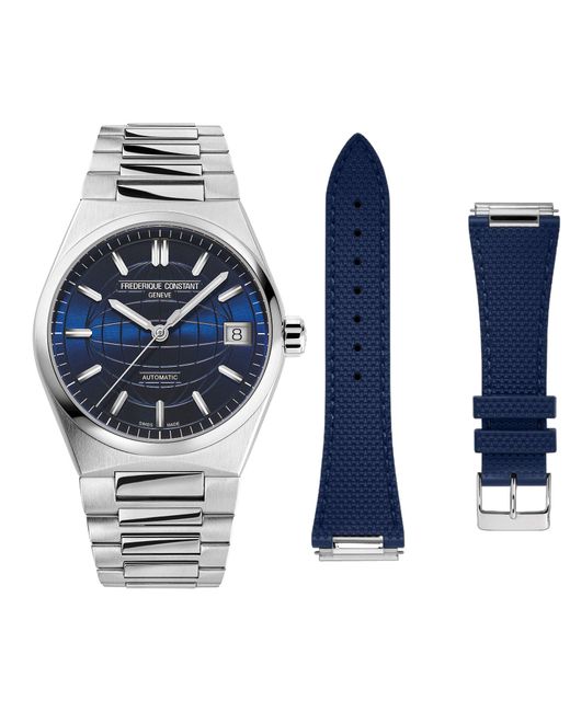Frederique Constant Blue Frédérique Highlife Watch Fc-303N2Nh6B Stainless Steel