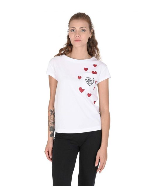 Love Moschino White T-Shirt