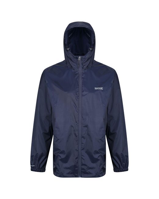 Regatta Blue Pack It Iii Waterproof Jacket for men