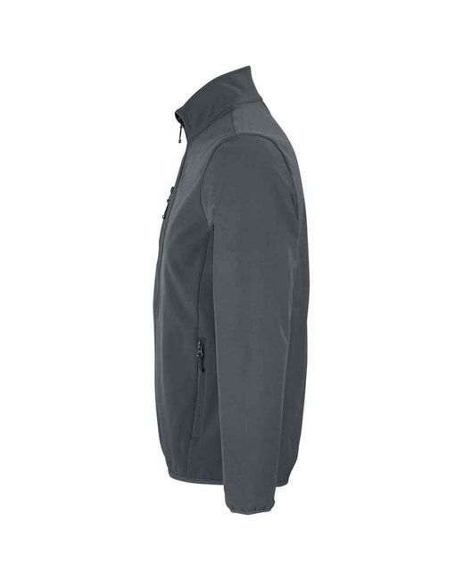 Sol's Gray Falcon Recycled Soft Shell Jacket for men