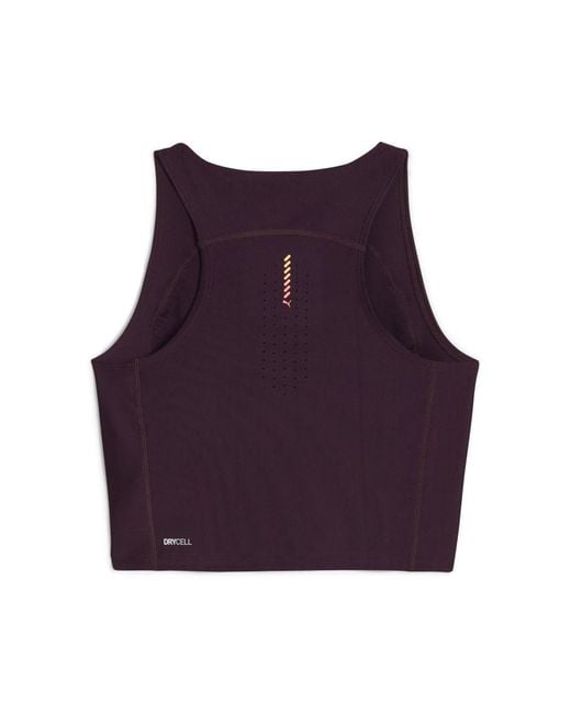 Puma purple crop top deals
