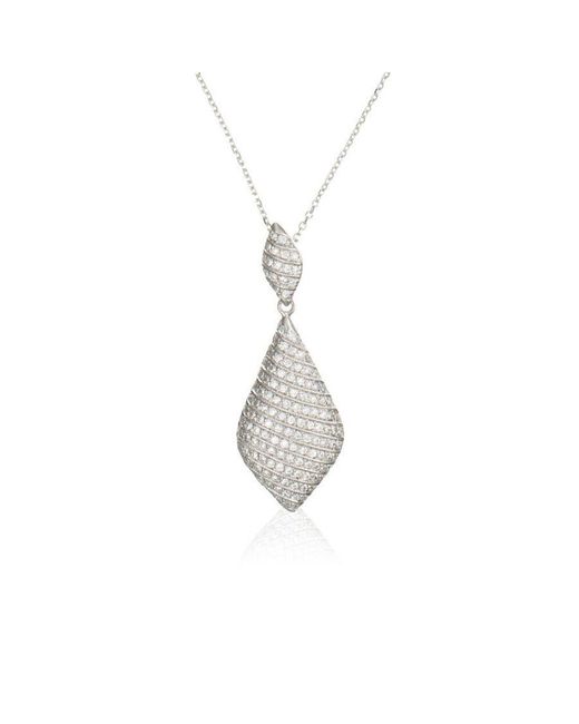Orphelia Metallic 925 Sterling Chain With Pendant