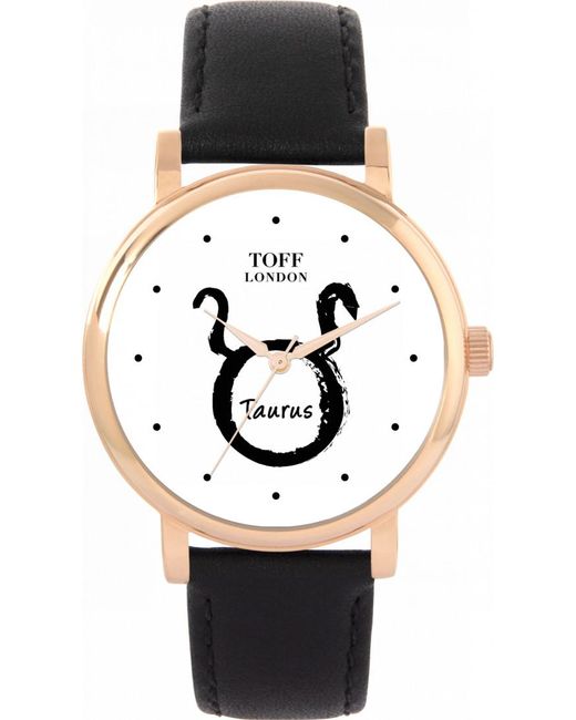 Toff London Black Tlws-35624 Ladies Taurus Watch
