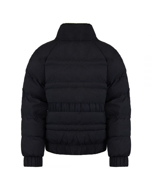 GYMSHARK Blue Essential Black Puffer Jacket for men
