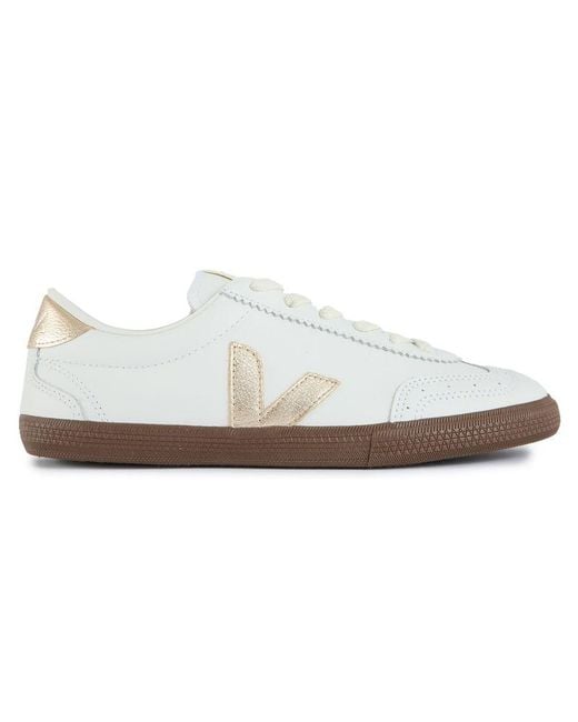 Veja White Volley Trainers