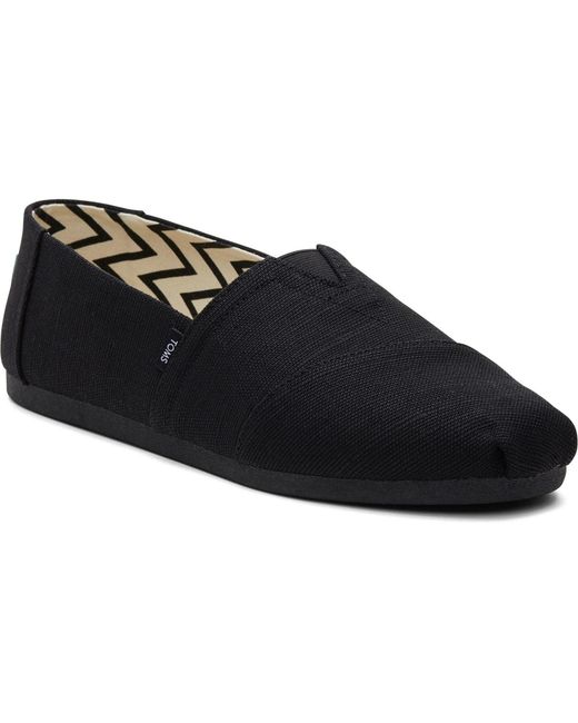 TOMS Blue Alpargata Classic Cotton Espadrilles for men