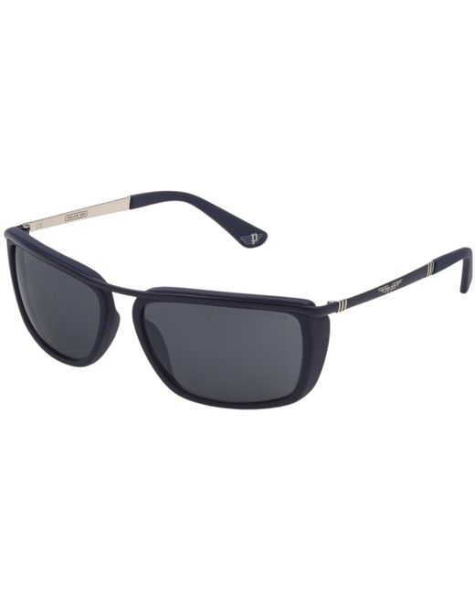 Police Blue Matte Sunglasses for men