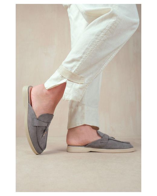 Where's That From Gray 'Twilight' Flat Slip On Loafer