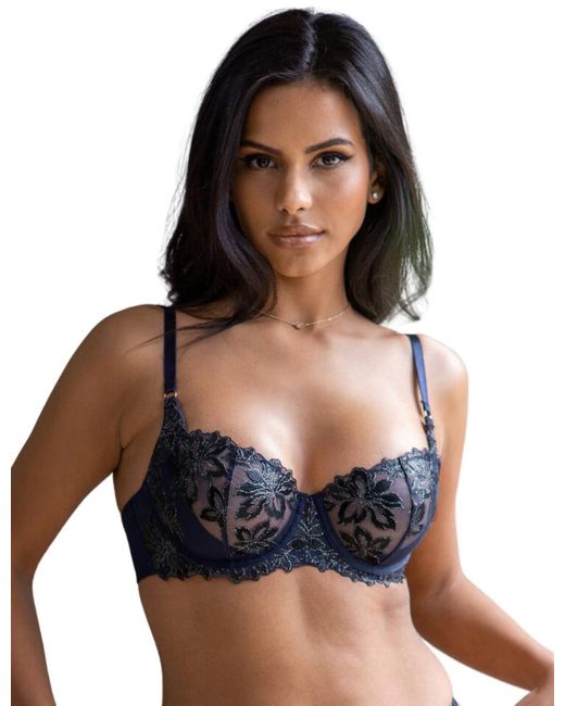 Pour Moi Blue 22502 Roxie Underwired Bra
