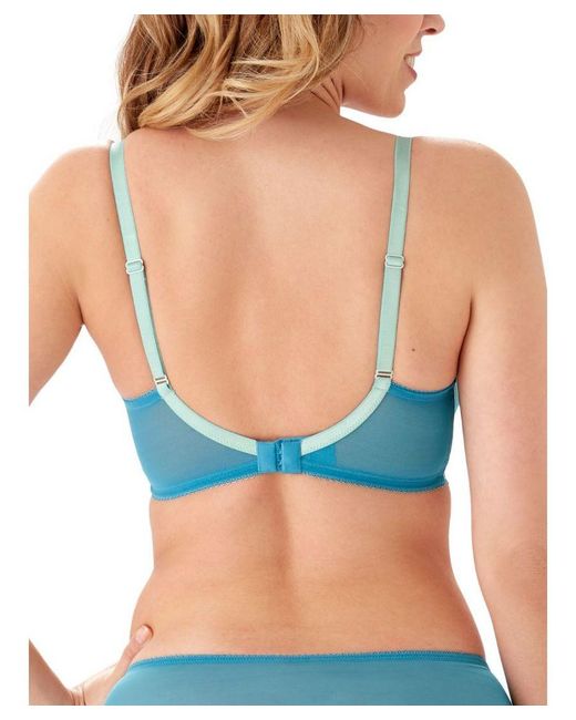Gossard Blue Superboost Lace Plunge Bra