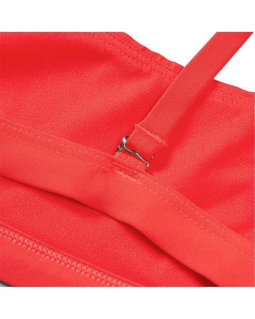 Speedo Red Adjustable Fit Neck Bikini Top