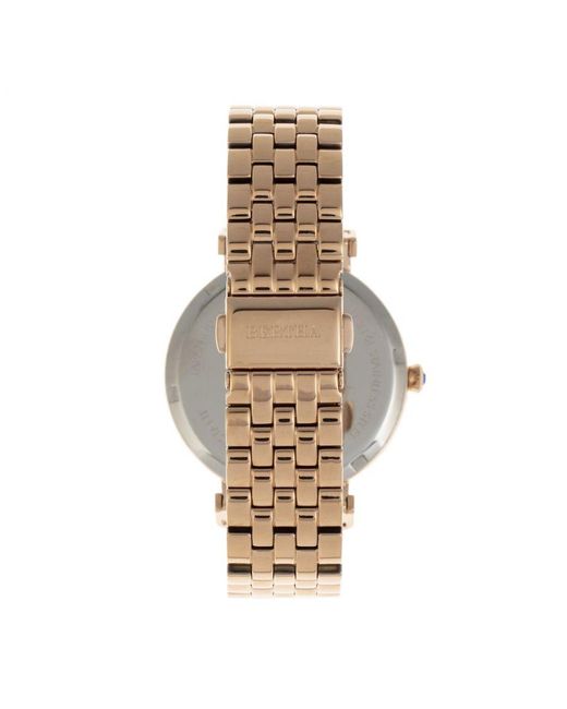 Bertha Metallic Emily Mother-Of-Pearl Bracelet Watch
