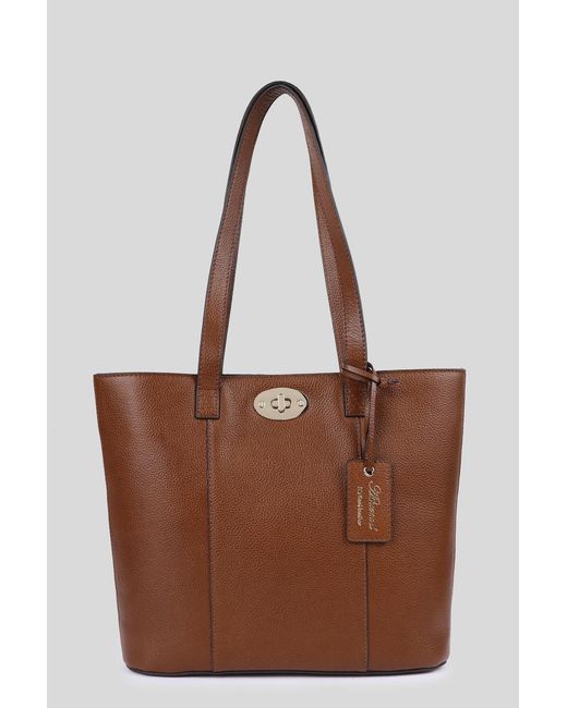 Ashwood Leather Brown 'Elegante Firenze' Real Tote Bag