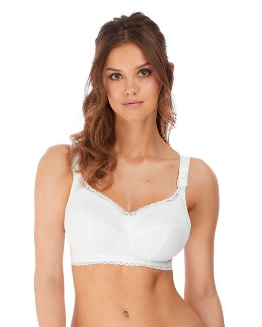 Freya White 1212 Rosie Soft Cup Nursing Bra