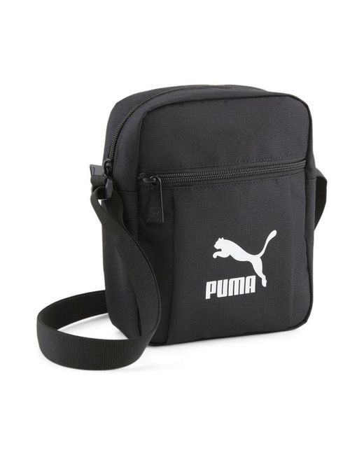 Puma Classics Archive Women's Grip Bag, Black/Metallic
