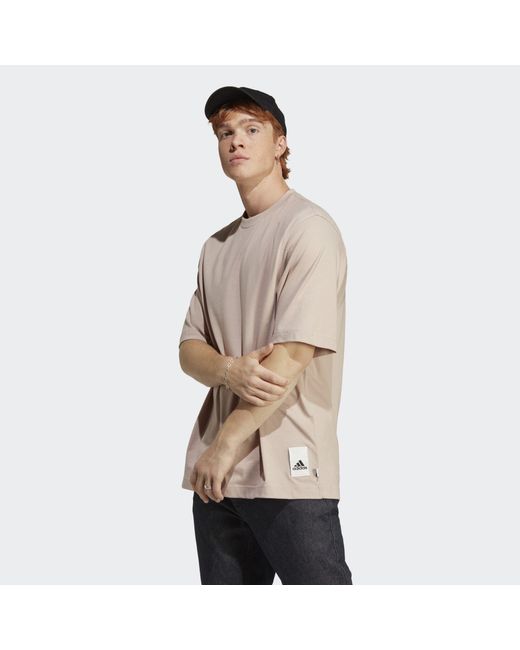 Adidas Natural Lounge Tee for men