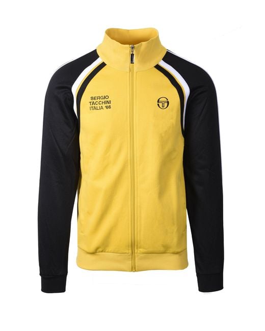 Sergio Tacchini Yellow Ghibli Davis Track Top Mango Mint for men