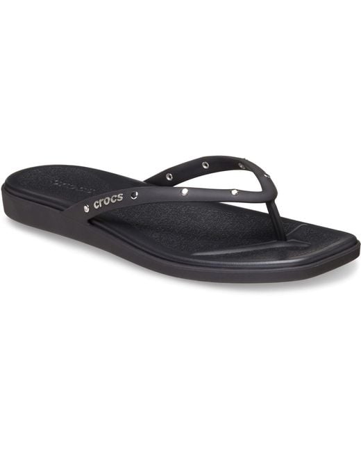 CROCSTM Blue Miami Studded Flip Sandals