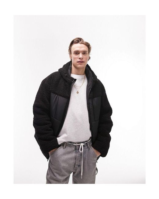 Mens borg puffer jacket sale
