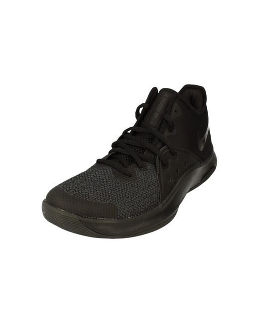 Nike Black Air Versitile Iii Hi Top Basketball Trainers for men