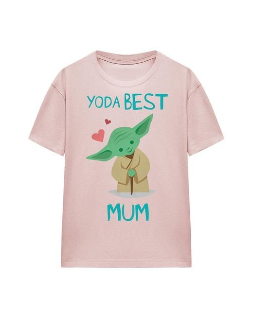 Star Wars Pink Ladies Best Mum Yoda Mothers Day T-Shirt