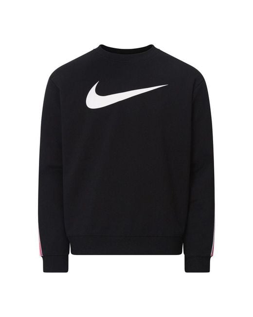 Nike Black Sportswear Repeat Crew Fleece Tracksuit/Hyper Cotton for men
